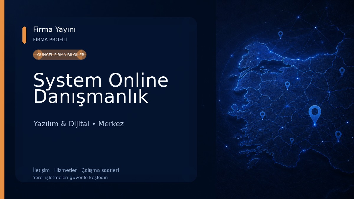 System Online Danışmanlık Yazılım & Dijital