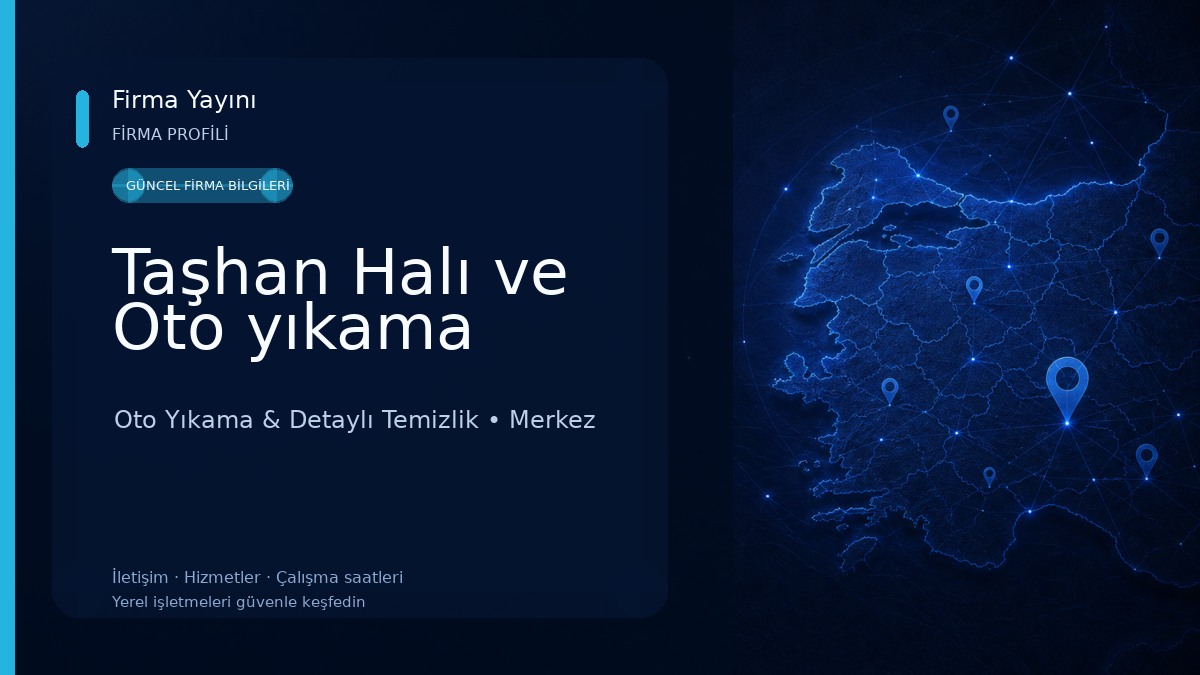Taşhan Halı ve Oto yıkama