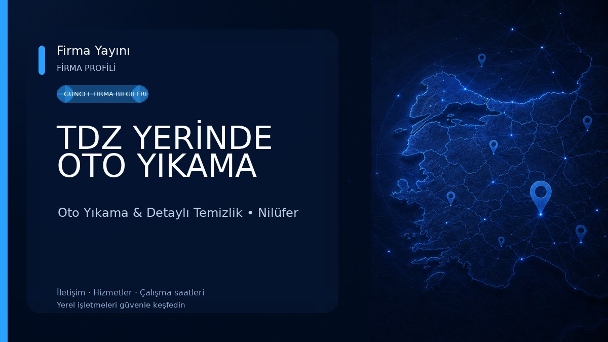 TDZ YERİNDE OTO YIKAMA