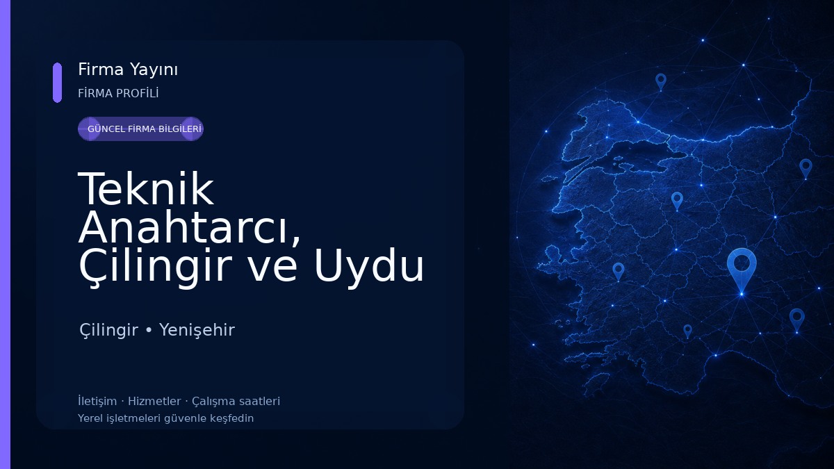 Teknik Anahtarcı, Çilingir ve Uydu