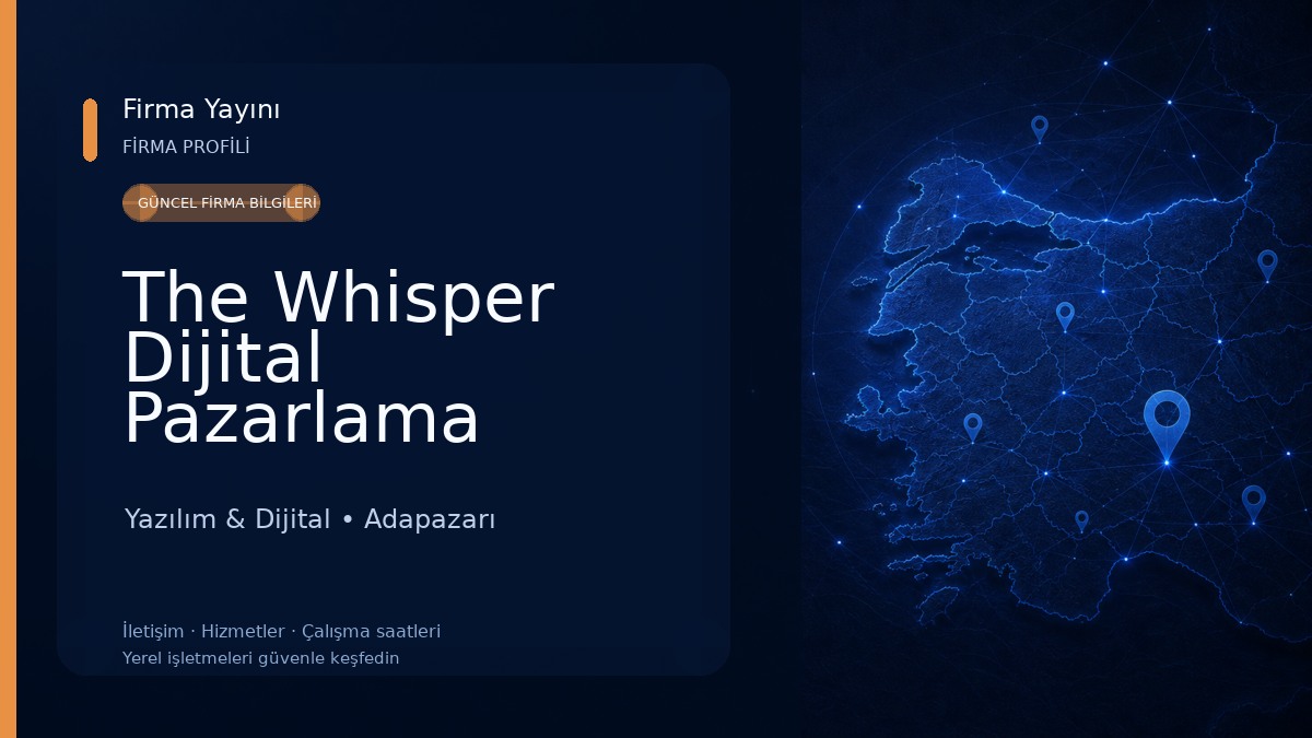 The Whisper Dijital Pazarlama Ajansı Yazılım & Dijital