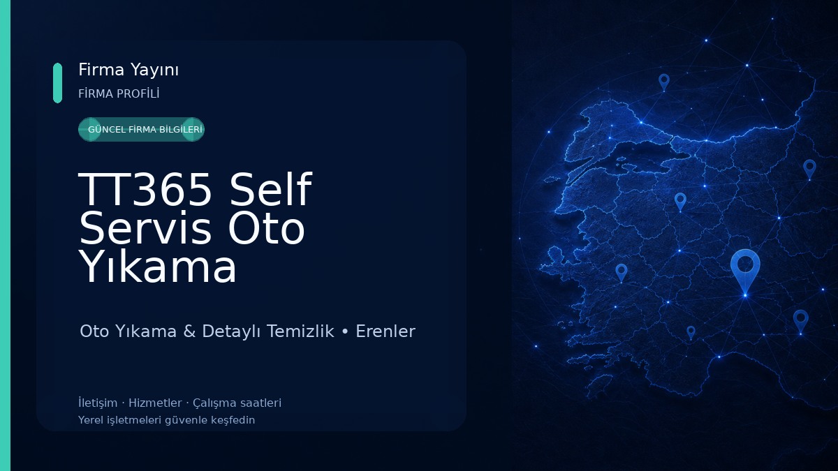 TT365 Self Servis Oto Yıkama Oto Yıkama & Detaylı Temizlik