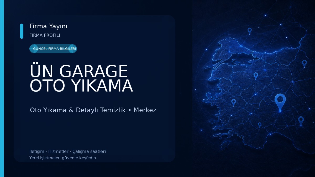 ÜN GARAGE OTO YIKAMA Oto Yıkama & Detaylı Temizlik