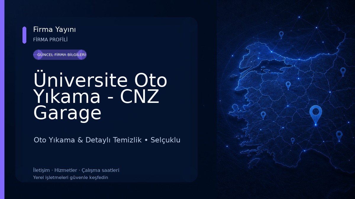 Üniversite Oto Yıkama - CNZ Garage Oto Yıkama & Detaylı Temizlik