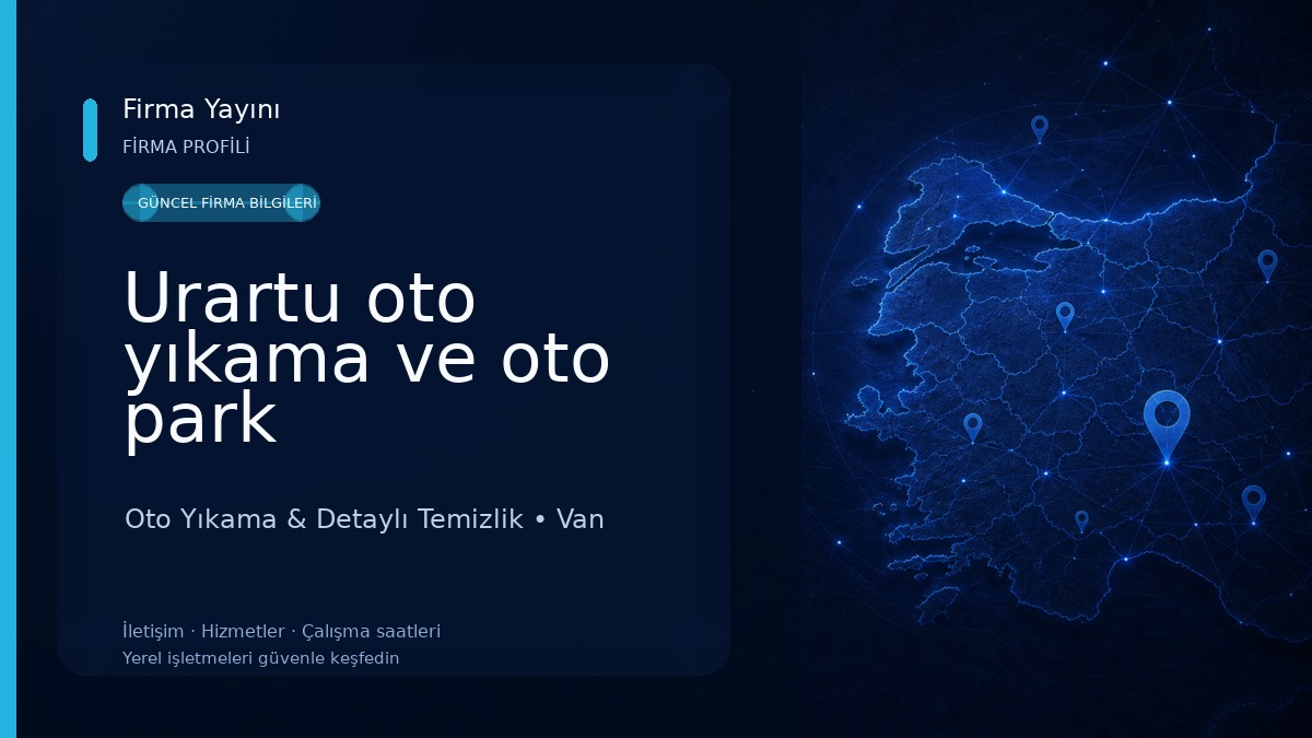 Urartu oto yıkama ve oto park Oto Yıkama & Detaylı Temizlik