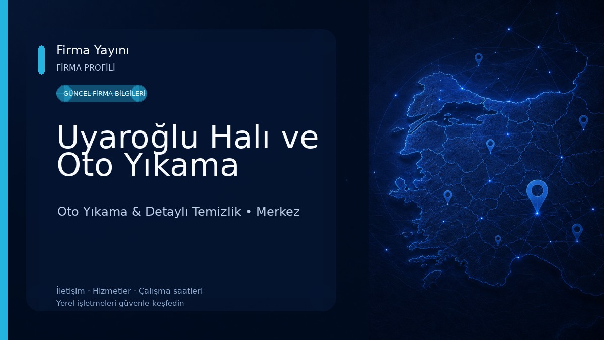 Uyaroğlu Halı ve Oto Yıkama