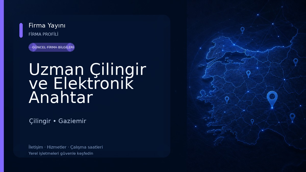 Uzman Çilingir ve Elektronik Anahtar Çilingir