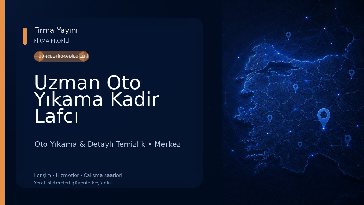 Uzman Oto Yıkama Kadir Lafcı