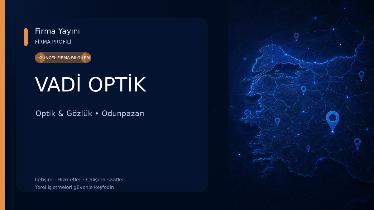 VADİ OPTİK Optik & Gözlük