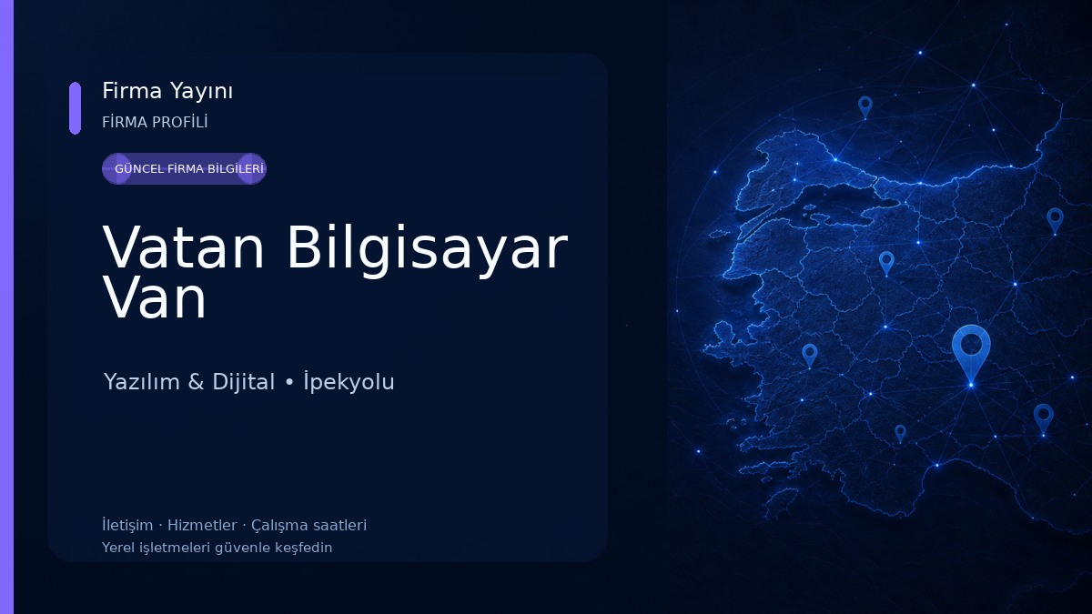 Vatan Bilgisayar Van Yazılım & Dijital