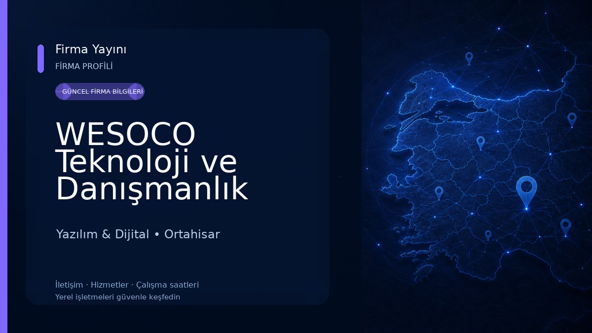 WESOCO Teknoloji ve Danışmanlık 