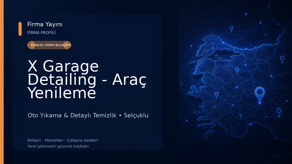 X Garage Detailing - Araç Yenileme Merkezi Oto Yıkama & Detaylı Temizlik