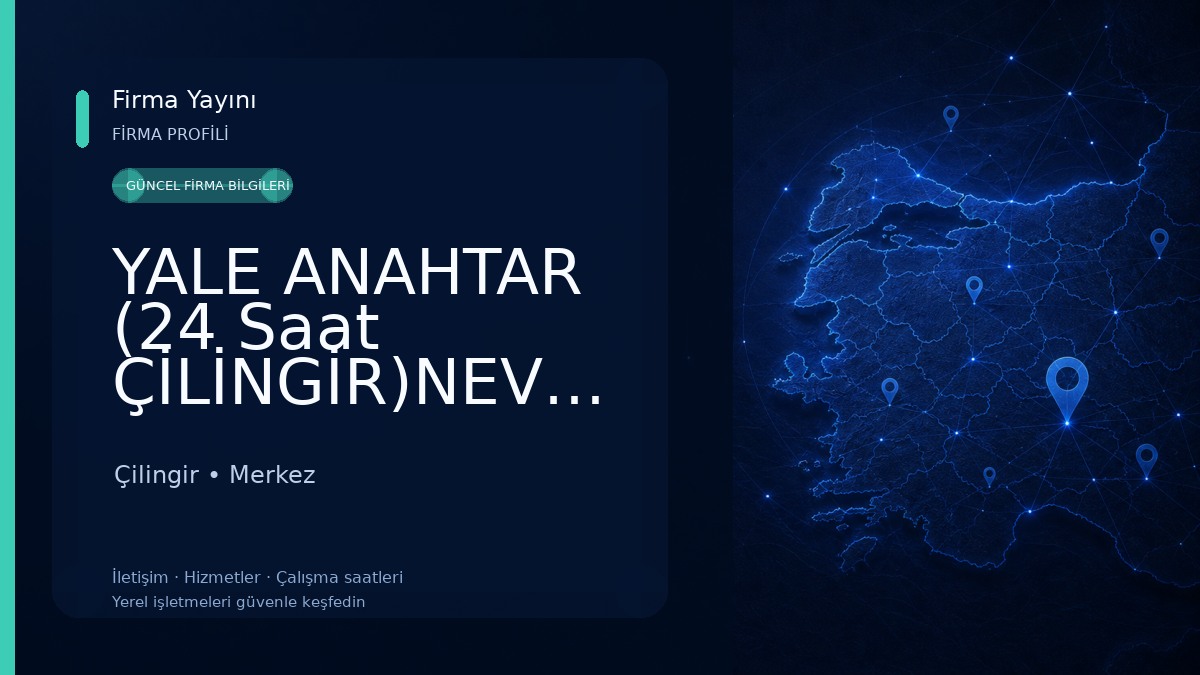 YALE ANAHTAR (24 Saat ÇİLİNGİR)NEVŞEHİR Çilingir