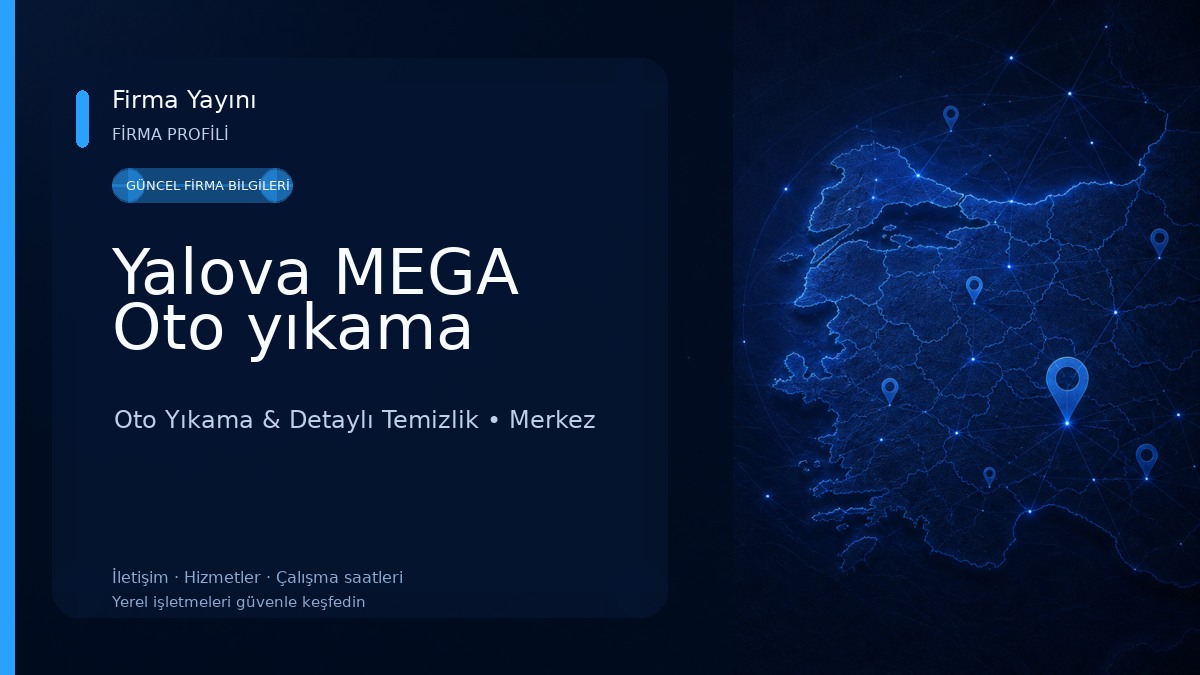 Yalova MEGA Oto yıkama Oto Yıkama & Detaylı Temizlik