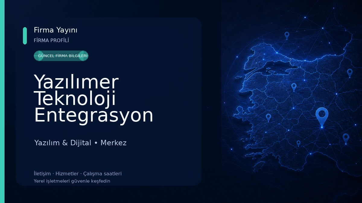 Yazılımer Teknoloji Entegrasyon Web Tasarım Yazılım SEO İç Anadolu 