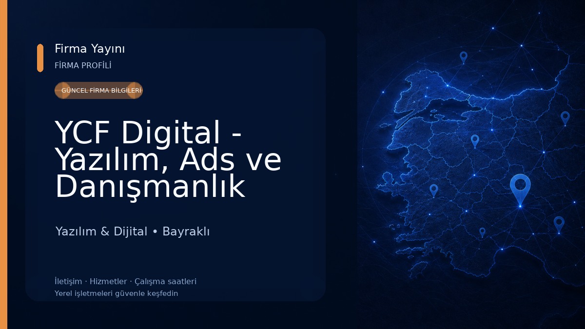 YCF Digital - Yazılım, Ads ve Danışmanlık Yazılım & Dijital
