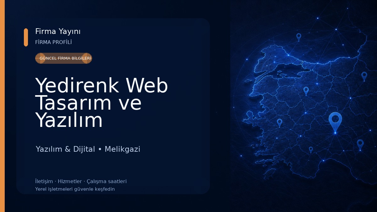 Yedirenk Web Tasarım ve Yazılım Yazılım & Dijital