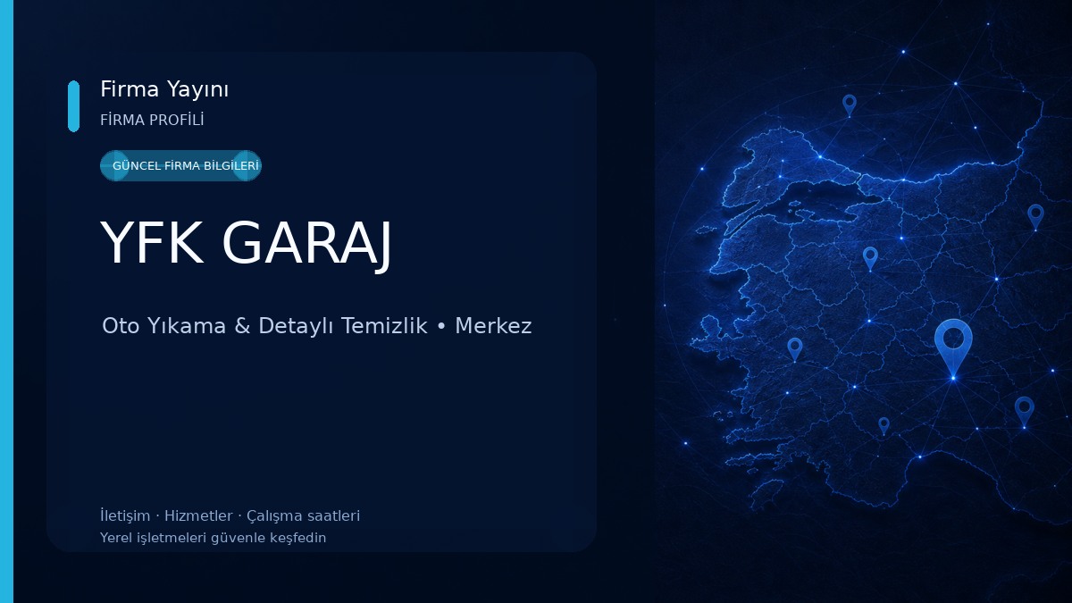 YFK GARAJ Oto Yıkama & Detaylı Temizlik