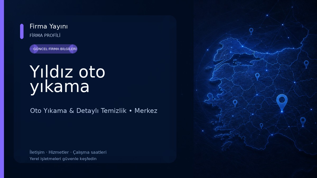 Yıldız oto yıkama 