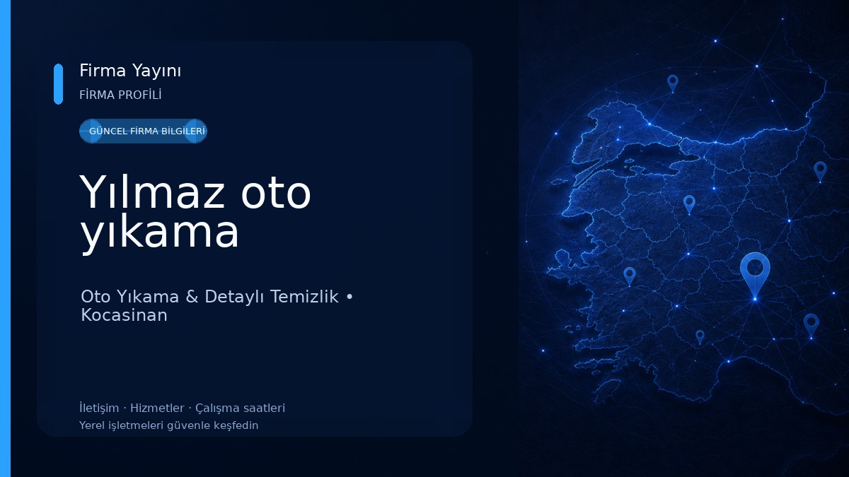 Yılmaz oto yıkama Oto Yıkama & Detaylı Temizlik