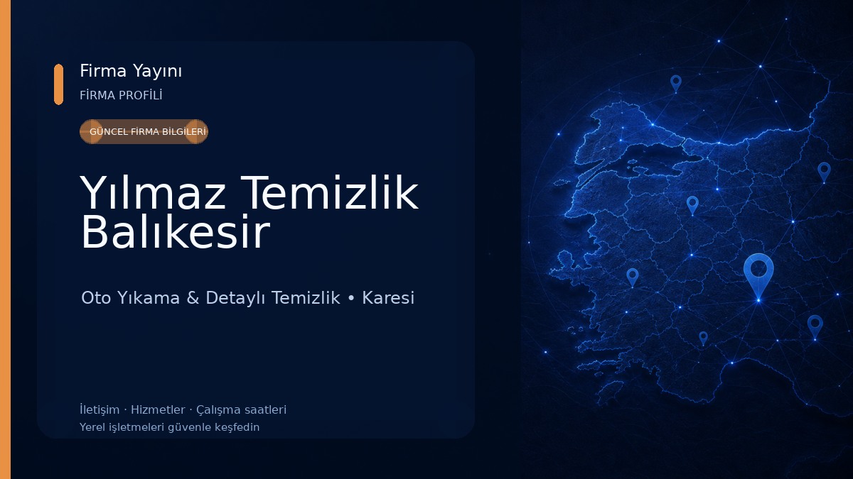 Yılmaz Temizlik Balıkesir