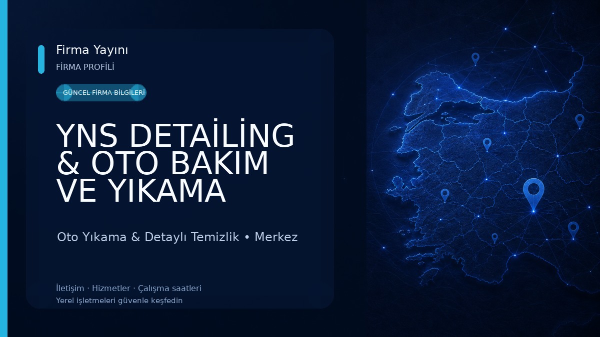YNS DETAİLİNG & OTO BAKIM VE YIKAMA Oto Yıkama & Detaylı Temizlik