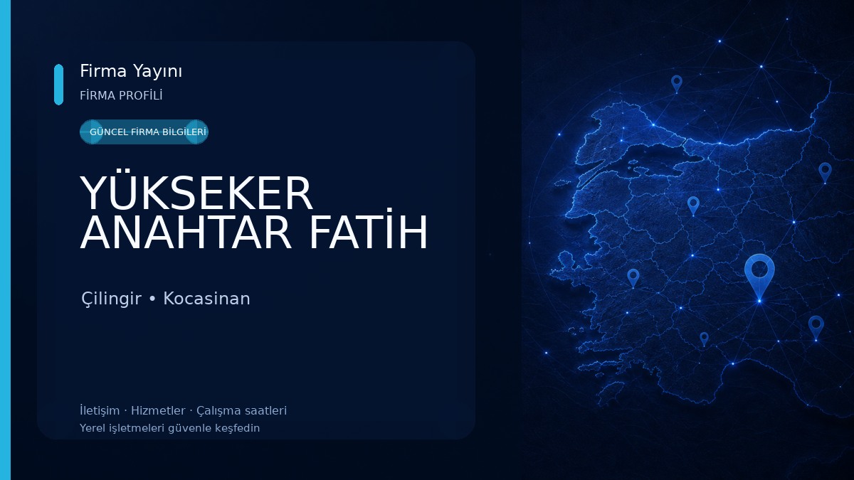 YÜKSEKER ANAHTAR FATİH Çilingir