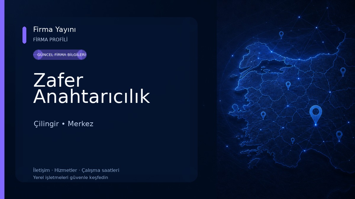 Zafer Anahtarıcılık Çilingir