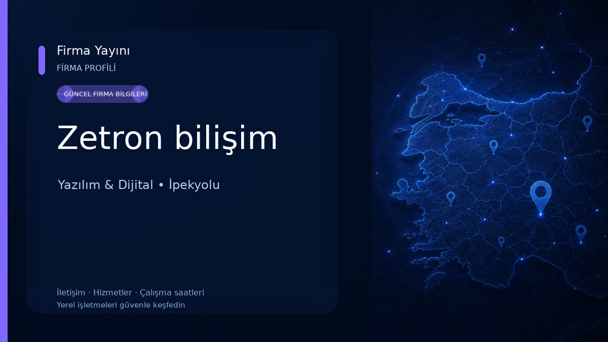 Zetron bilişim Yazılım & Dijital