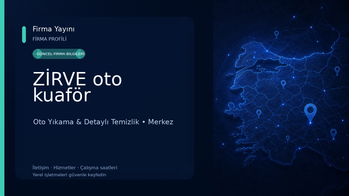 ZİRVE oto kuaför Oto Yıkama & Detaylı Temizlik